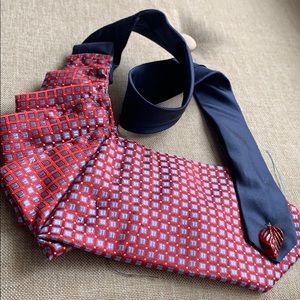 Handmade tie necklace